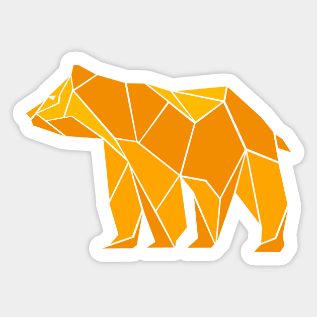 Origami Bear Sticker by Fox1999